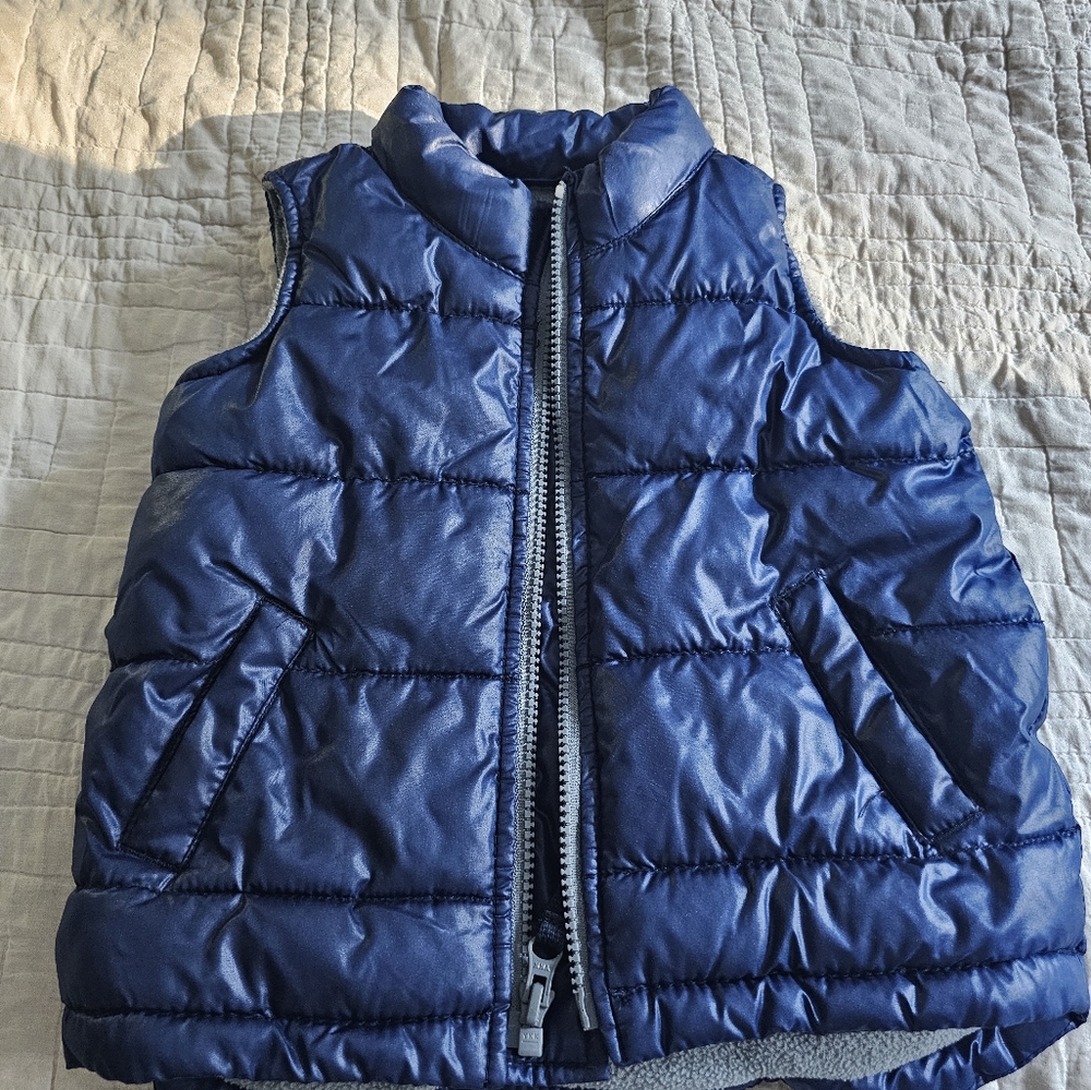 Toddler Boys 2T Navy Puffer Vest